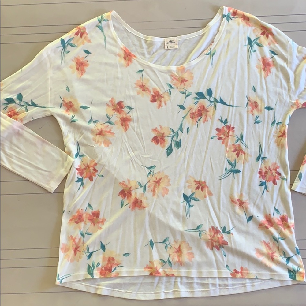 O’Neill long sleeved floral top